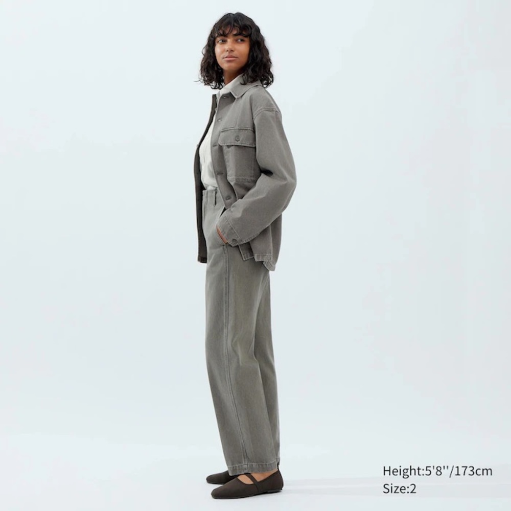 ISO UNIQLO U Denim Straight Pants Sz 26 or 27 any color